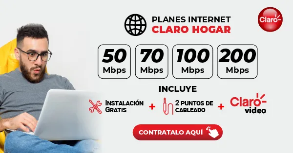 salida Alcalde giro Planes Claro hogar de internet en promoción | Claro Ecuador